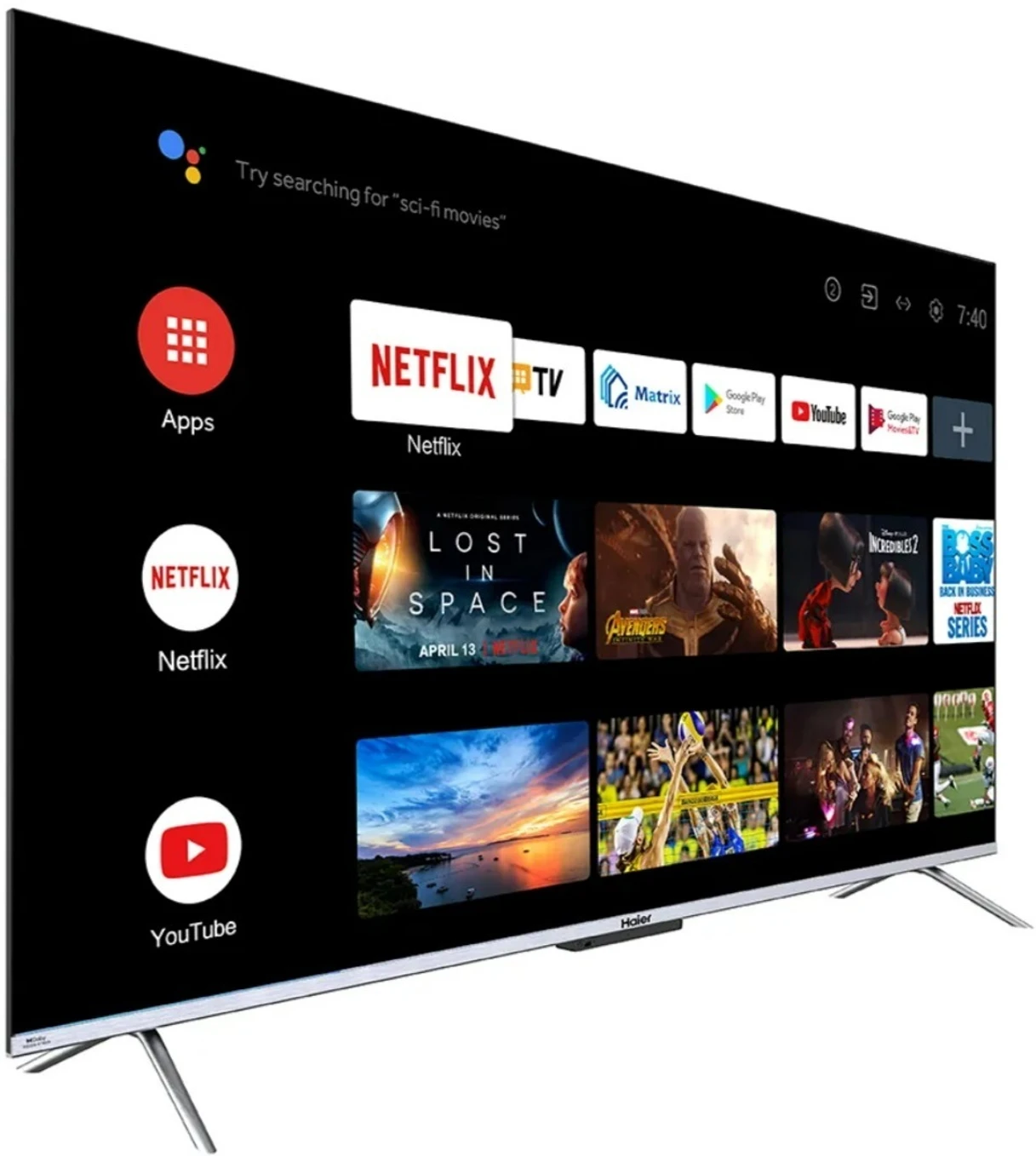 Haier 165 cm (65 inch) Ultra HD (4K) LED Smart TV (65P7GT)